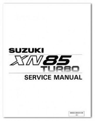 1983 Suzuki XN85D Turbo Service Manual