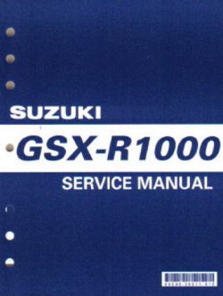 Official 2001-2002 Suzuki GSX-R1000 Factory Service Manual