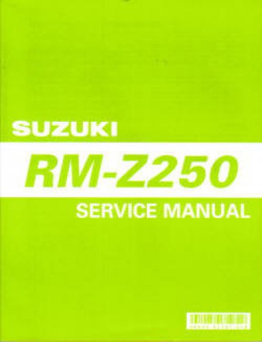 Suzuki rmz 250 manual