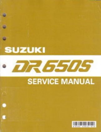 Official 1992-1995 Suzuki DR650S Factory Service Manual