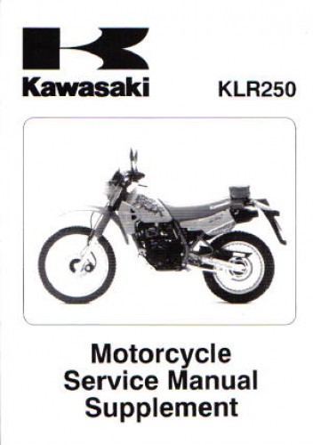 1985-2005 Kawasaki KLR250D Motorcycle Service Manual Supplement