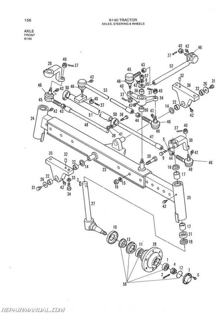 Allis Chalmers Model 6140 2 4 WD Parts Manual