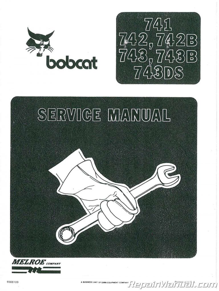 Bobcat 741 742 742B 743 743B 743DS Service Manual