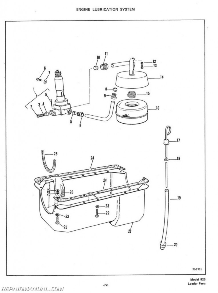 Clark Bobcat 825 Hydrostatic Skid Steer Diesel Parts Manual