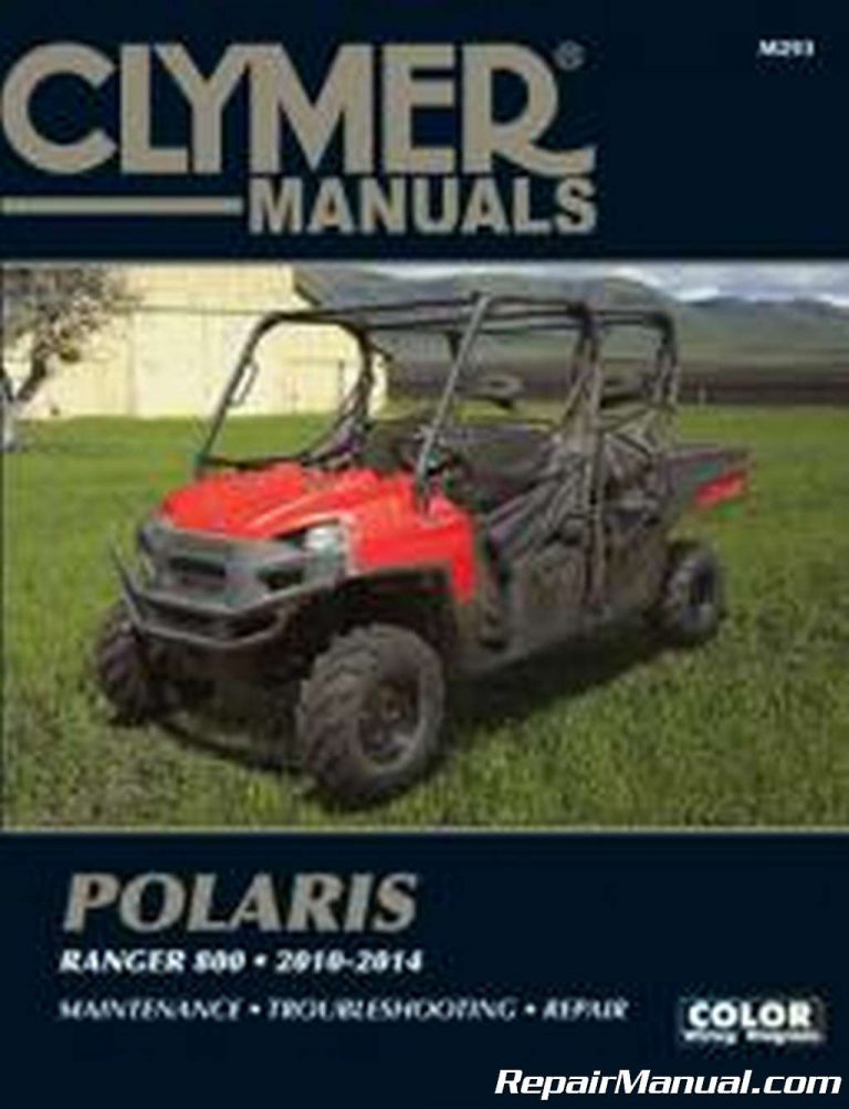 Clymer 20102014 Polaris Ranger 800 UTV Repair Manual