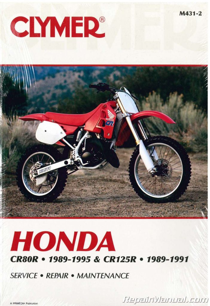 Clymer Honda CR80R 1989-95 CR125R 1989-1991 Motorcycle Repair Manual