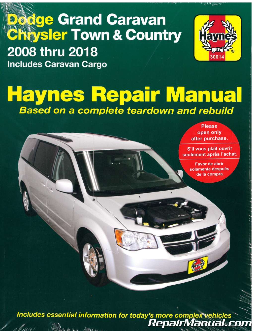 town and country van 2018