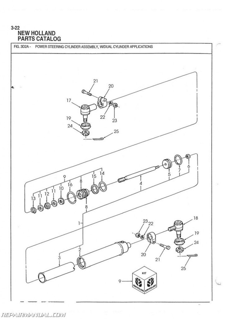 Ford 550 555 555A 555B 655 655A Tractor Parts Manual