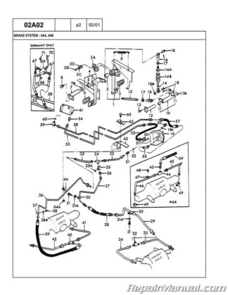 Ford A62 A64 A66 Wheel Loader Parts Manual