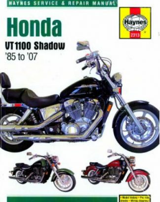 Haynes Honda Shadow VT1100 1985-2007 Owners Workshop Manual