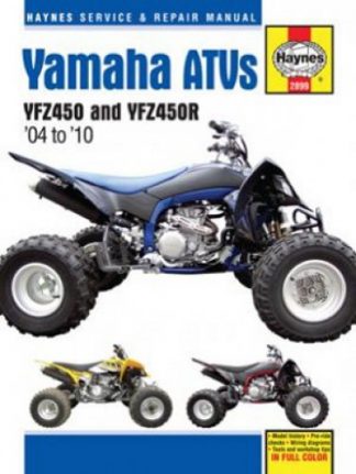 Haynes Yamaha YFZ450 ATV 2004-2010 Repair Manual