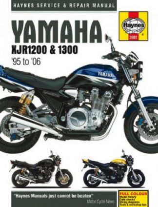 Haynes Yamaha XJR1200 and XJR1300 1995-2006 Repair Manual