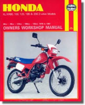 Haynes Honda XL XR 80 100 125 185 200 1978-1987 Repair Manual