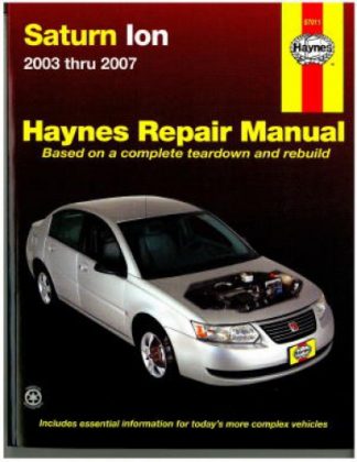 Haynes Saturn L Series 2000 2004 Auto Repair Manual