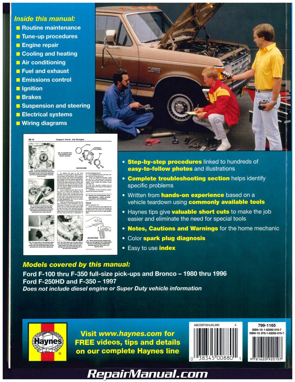 Ford pickups and bronco haynes repair manual pdf #8