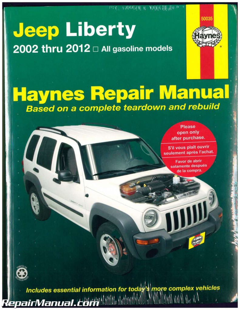 Haynes Jeep Liberty 2002-2012 Auto Repair Manual