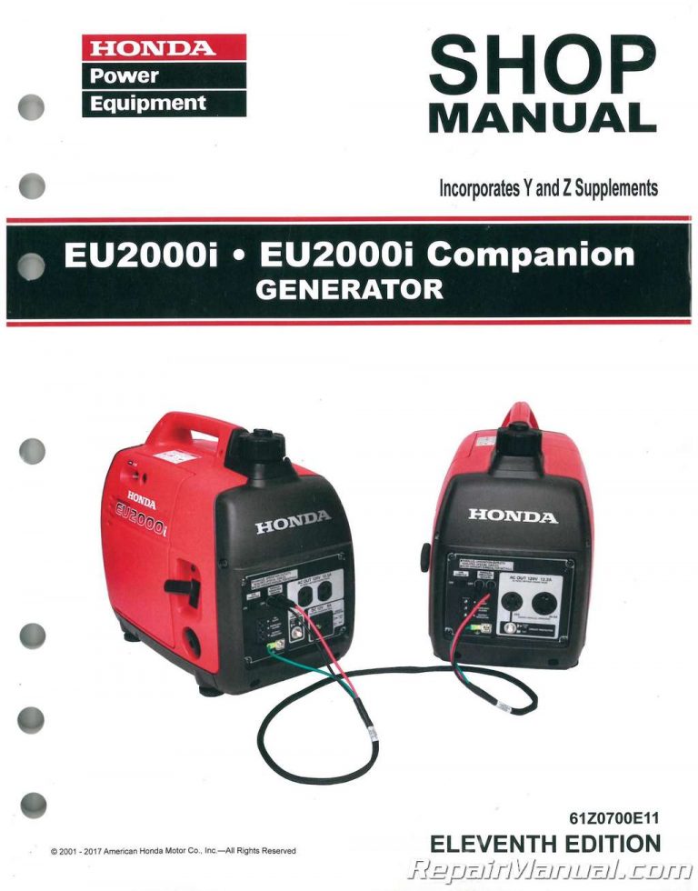 Honda Generator Manuals - Repair Manuals Online