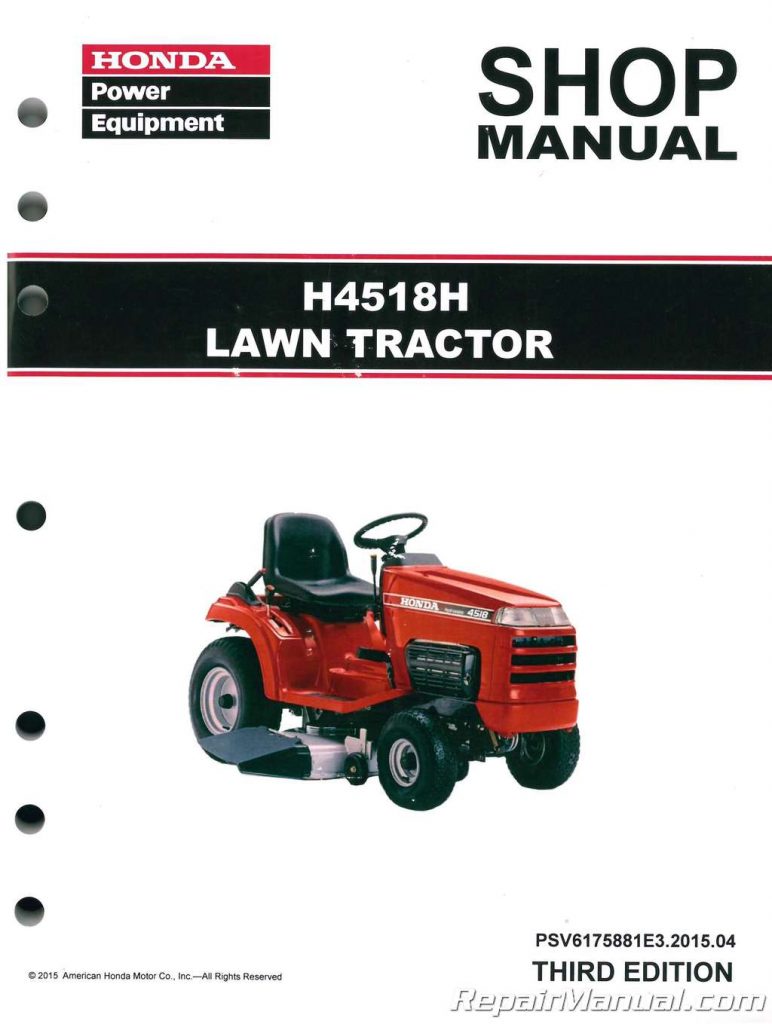 Honda Lawn Mower Manuals Repair Manuals Online