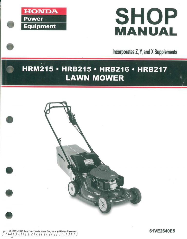 Honda Mower Manuals Pdf