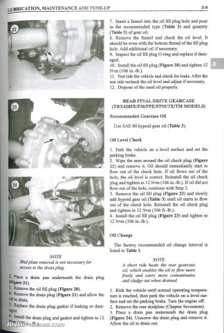 Honda TRX420 Rancher ATV Clymer Service Manual 2007-2014