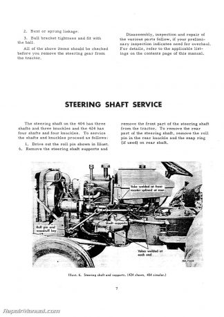 international 3444 tractor backhoe manual