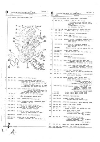 International Harvester 706 And 2706 Gas And Diesel Parts Manual