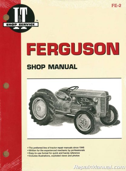 Intertec IT Massey Ferguson TO20 TO30 TE20 Farm Tractor Workshop Manual