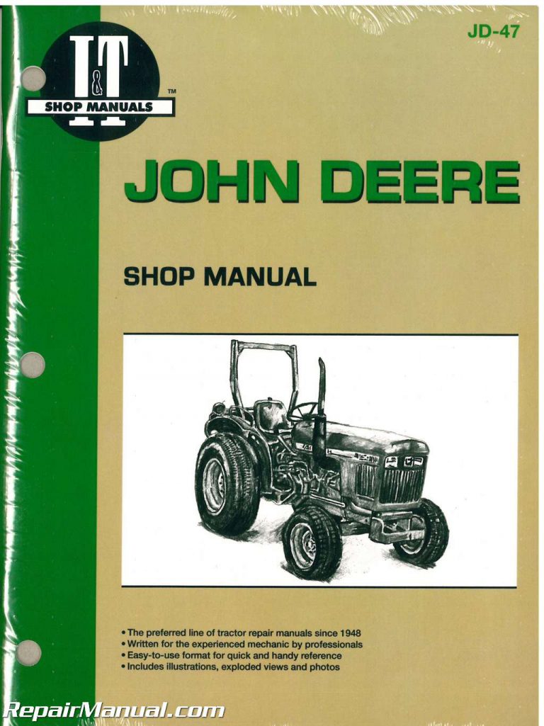John Deere 850 950 1050 Farm Tractor Workshop Manual