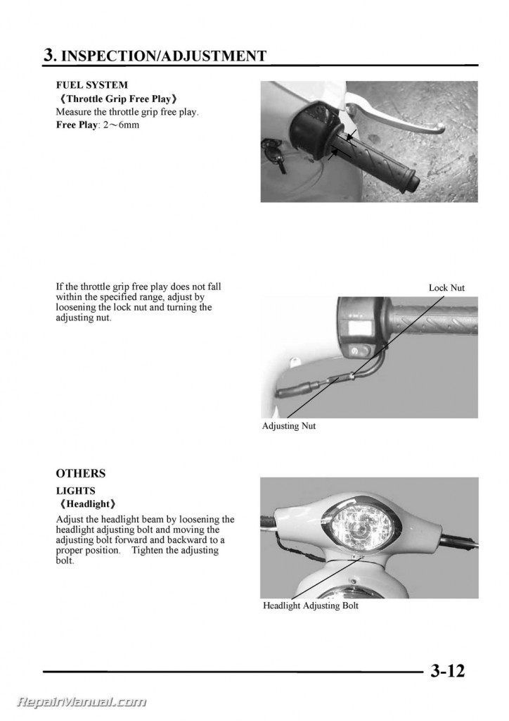 KYMCO People 50 Scooter Printed Service Manual