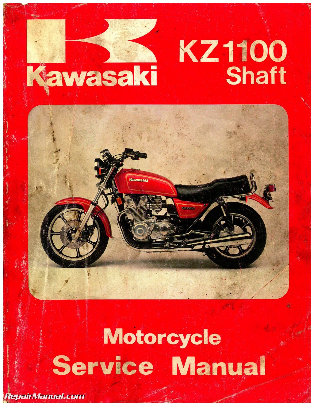 Strømcelle vækstdvale Tolkning Kawasaki 1981-1983 KZ1100 1984-1985 ZN1100 Shaft Drive Motorcycle Service  Manual