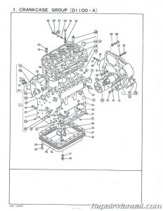 Kubota L225 L225DT Deisel Parts Manual