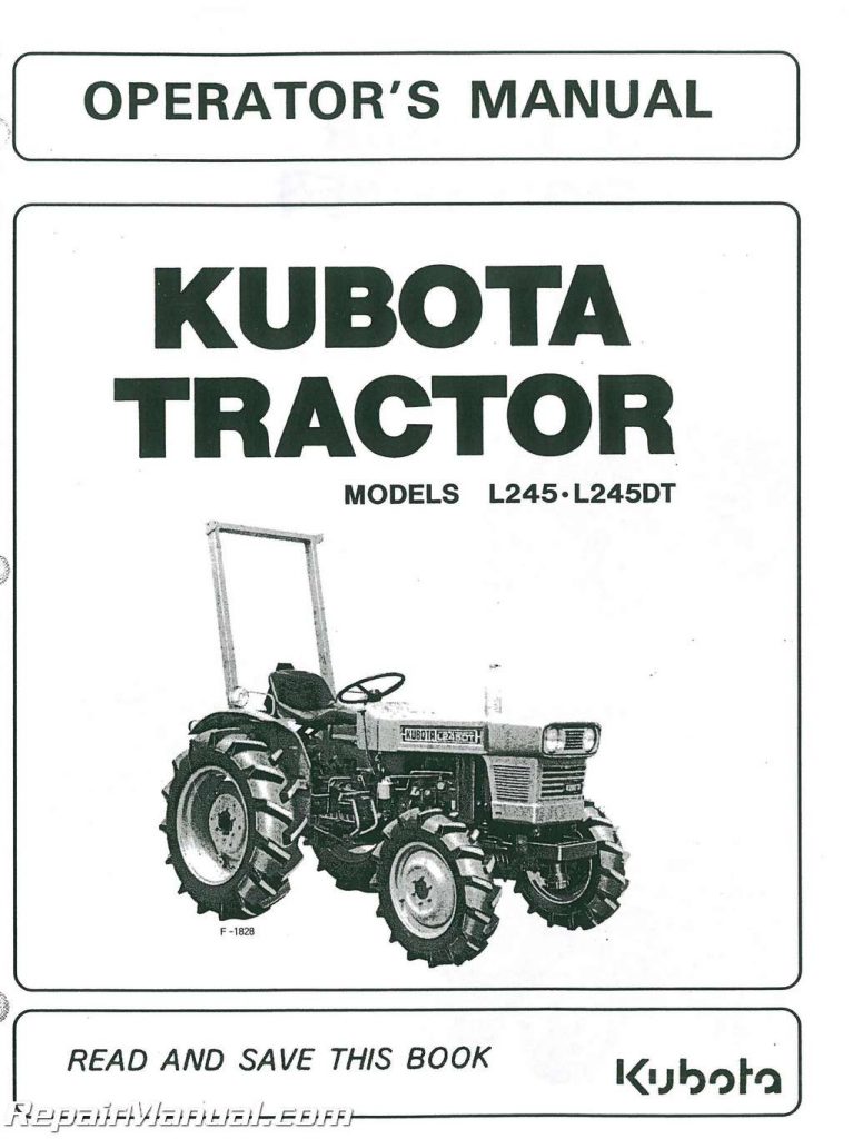 Kubota Tractor Manuals - Repair Manuals Online