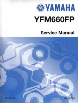 Official 2002 Yamaha YFM660 Grizzly Factory Service Manual