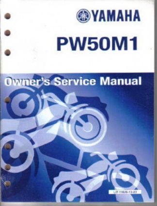 Official 2000 Yamaha PW50 Motorcycle Factory Service Manual