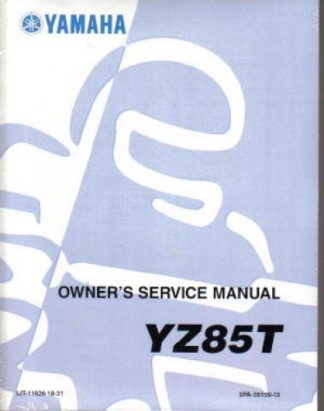 Official 2005 Yamaha YZ85 Motorcycle Factory Owners Service Manual