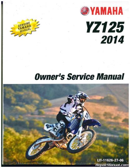 2014 Yamaha YZ125E2 Owners Service Manual