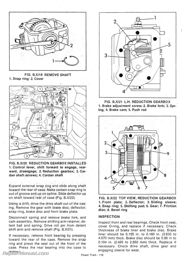 Long 560 610 Tractor Service Workshop Repair Manual