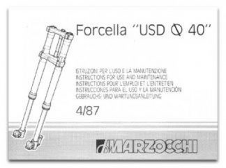 Official KTM Marzocchi USD 40 Fork Instruction Manual