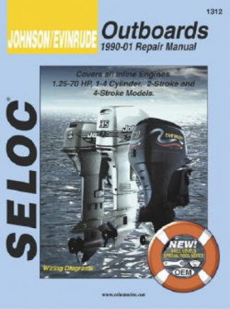 Evinrude-Johnson 48-235 hp 1973-1990 Outboard Boat Repair 