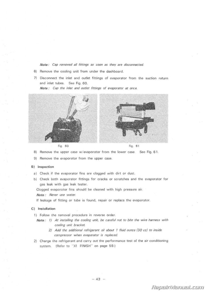 Toyota Land Cruiser All Season Type Air Conditioning System Repair Manual