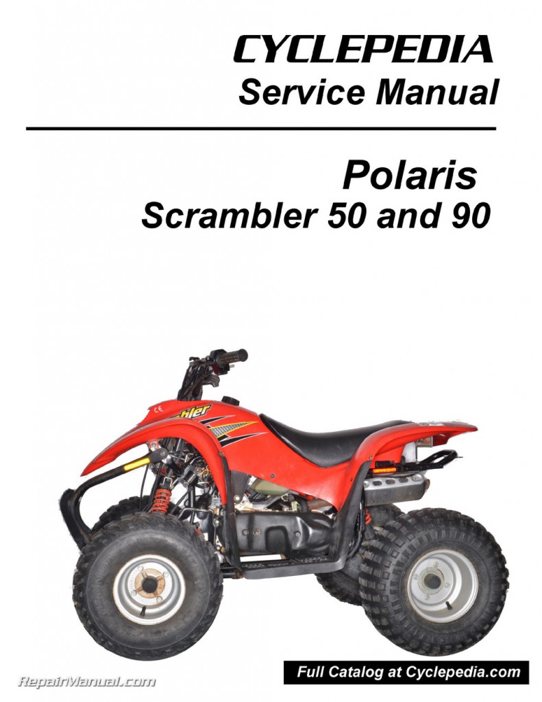 Polaris 50cc 90cc Scrambler ATV Print Service Manual