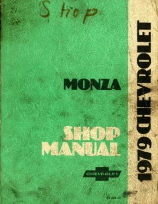 Used 1979 Chevrolet Monza Shop Manual