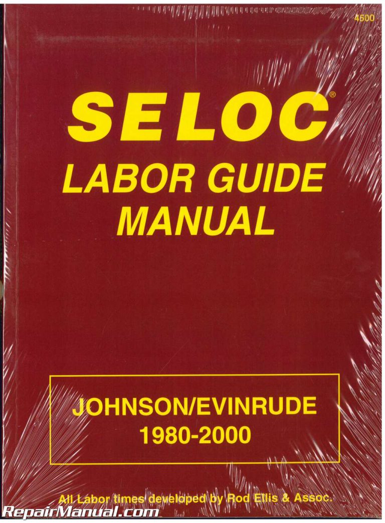 Seloc Labor Guide 1980-2000 - Johnson Evinrude