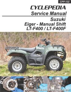 Fix your Suzuki Eiger ATV with a Cyclepedia Repair Manual