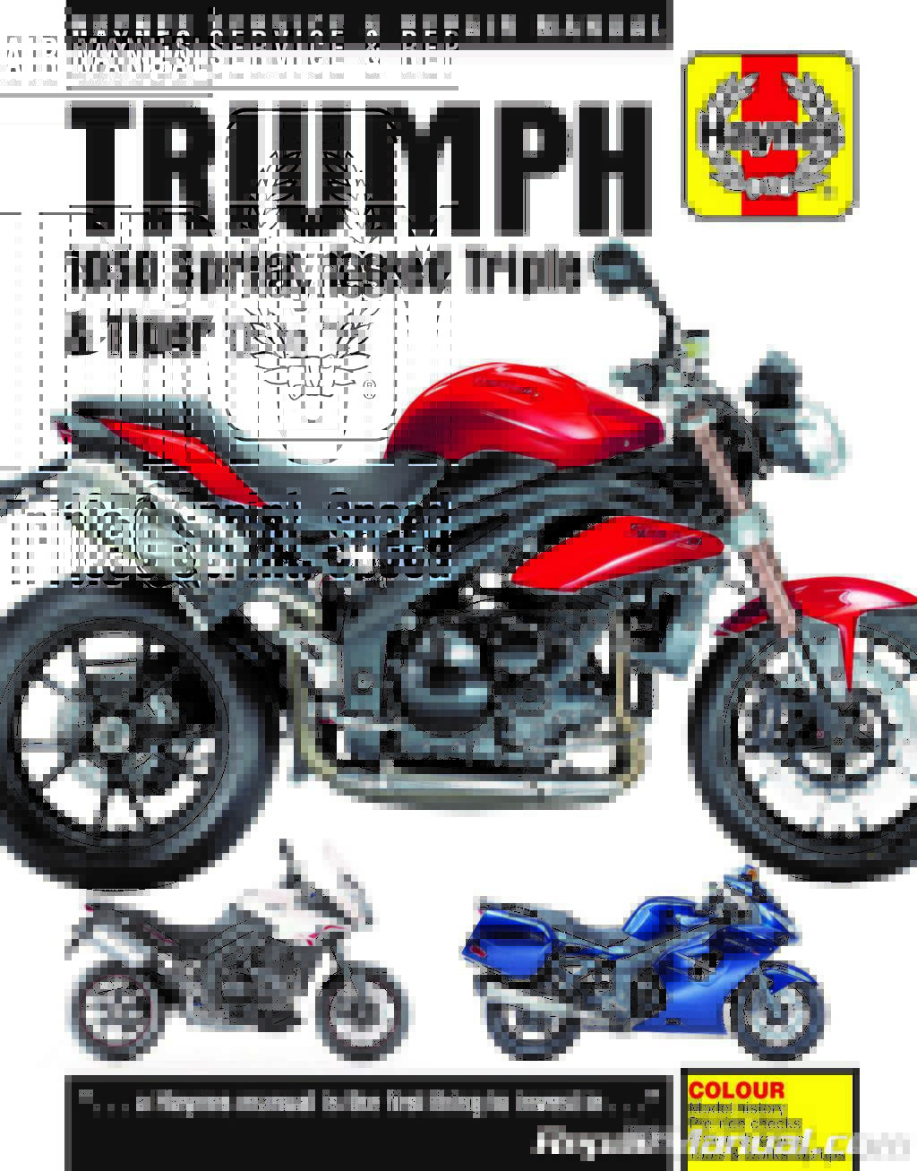 Triumph 1050 Sprint ST Speed Triple Tiger 2005-2015 Haynes
