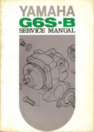 Used Official 1971 Yamaha G6S-B Factory Service Manual