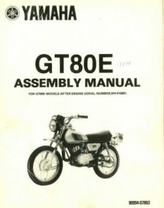 Used 1978 Yamaha GT80E Assembly Manual