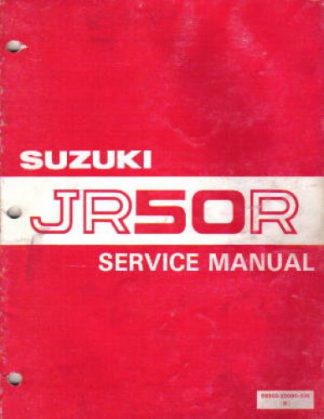 Used Official 1983 Suzuki JR50RD Factory Service Manual