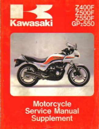 1984 Kawasaki ZX550A1 GPZ Service Manual Supplement