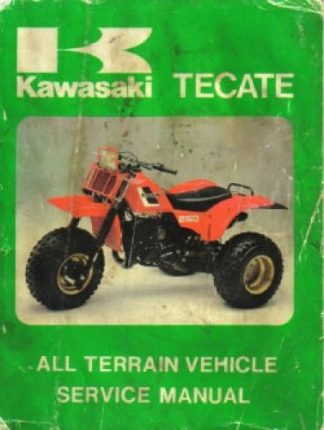 Used Kawasaki 1984-1985 KXT250A Factory Service Manual